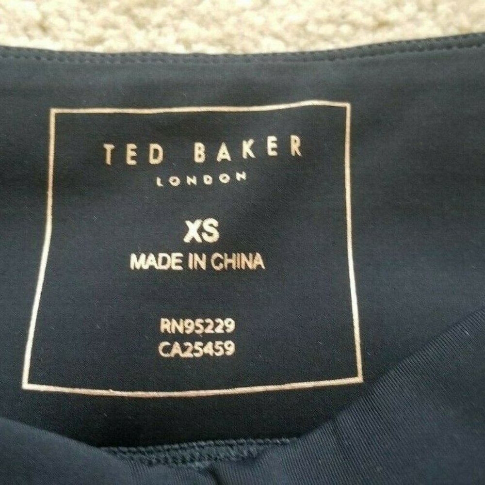 Ted Baker London Cut Out Black leggings XS, fits S - Picture 5 of 12